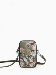 ab135-P496 vitello print verde multi