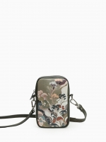 ab135-P496 vitello print verde multi
